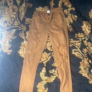 Orange fashion nova pants